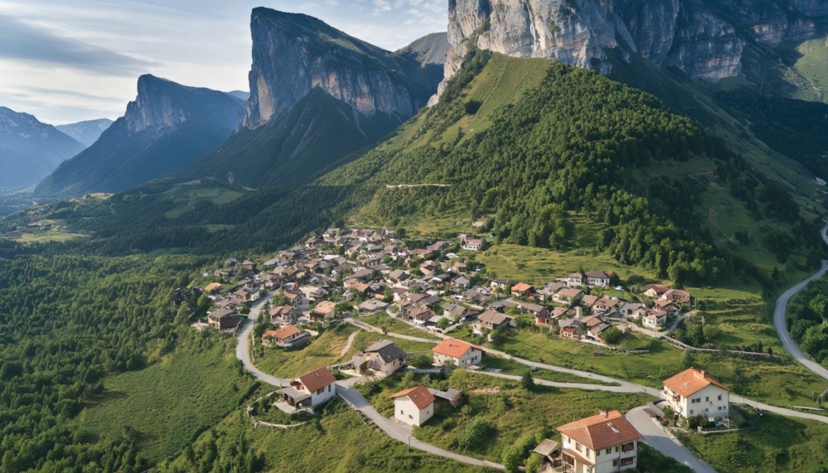 découvrez ce charmant village de 275 habitants offrant un dénivelé spectaculaire de 346 mètres sur une superficie compacte de 20 km², idéal pour les amateurs de paysages vallonnés et de nature préservée.