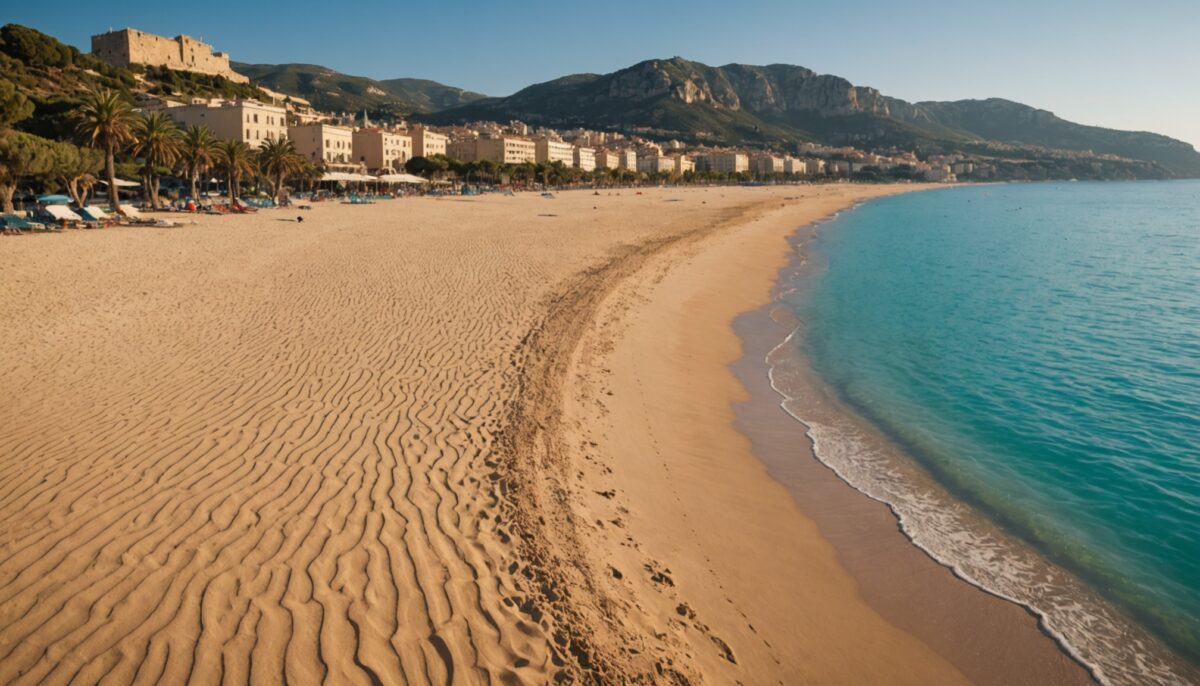 Découvrez cette plage sicilienne de 3 km au sable doré et eaux turquoise, offrant une vue imprenable sur le Monte Monaco