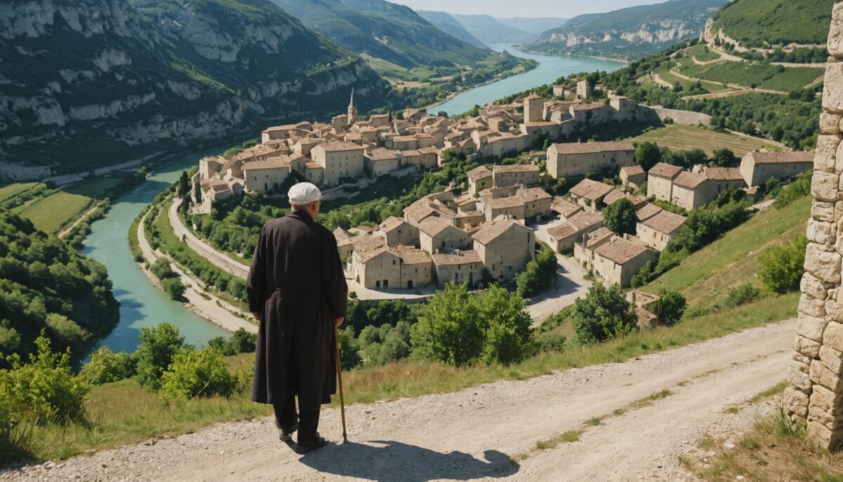 À la découverte du village de 1 147 habitants abritant le unique éperon calcaire de la Drôme offrant une vue imprenable sur le Rhône