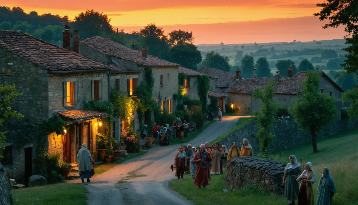découvrez comment ce village de 1 298 habitants en dordogne a battu le record de la nuit la plus chaude jamais enregistrée, illustrant l'impact du changement climatique local.