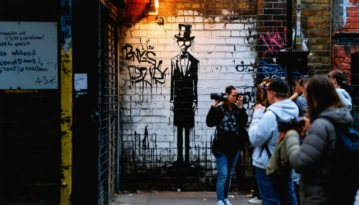 découvrez la nouvelle œuvre de banksy qui ravive le mystère et suscite fascination et débats dans le monde de l'art contemporain.
