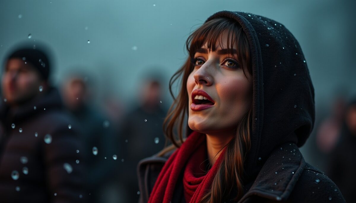 Sous une pluie de bombes, Diana Oganesyan chante d'une voix envoûtante : nouvelle incarnation de la résilience ukrainienne