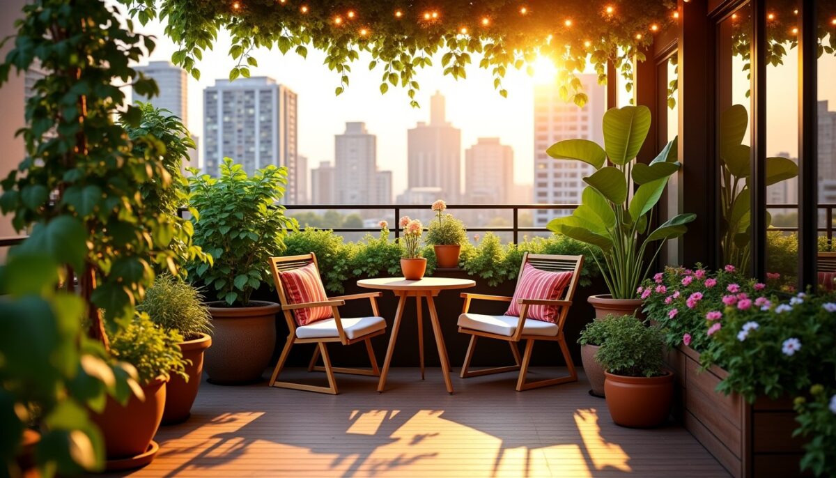 Astuces ingénieuses pour optimiser et aménager un petit balcon sans encombre