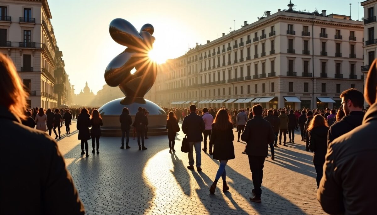 Polémique à Naples : une sculpture monumentale en forme de phallus fait débat