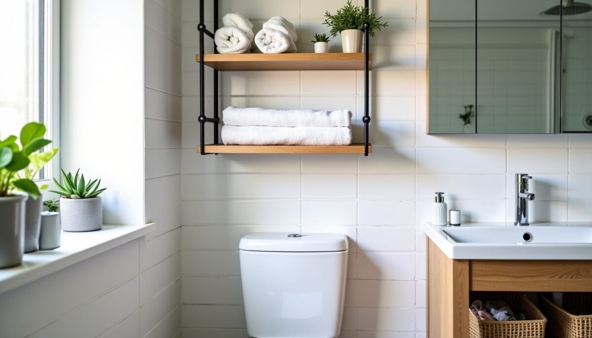Astuces ingénieuses pour optimiser le rangement et désencombrer une petite salle de bain